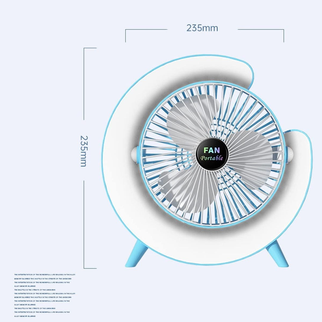 Multifunctional Colorful desktop small fan | Bowlift