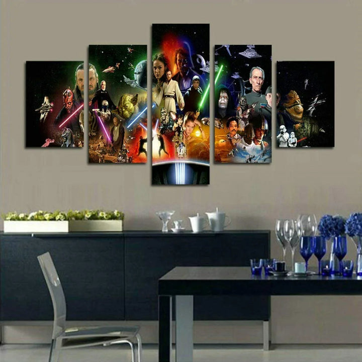Set of 5 Stormtrooper Wall Canvas | Bowlift