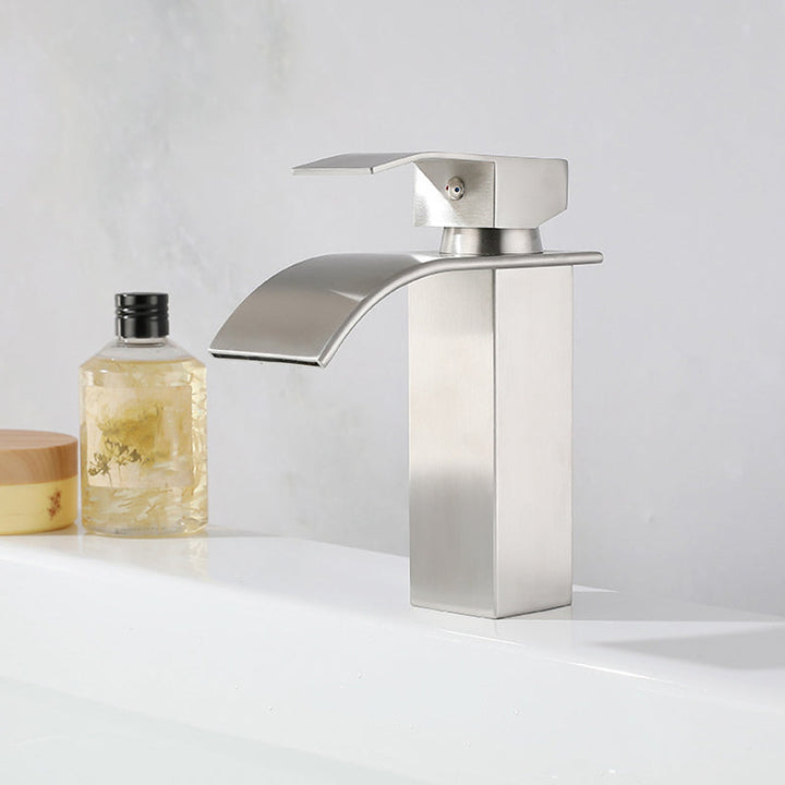 BowLift | Waterfall Basin Tap Bathroom Faucet Lightweight Luxury Basin Faucet