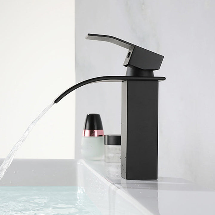 BowLift | Waterfall Basin Tap Bathroom Faucet Lightweight Luxury Basin Faucet