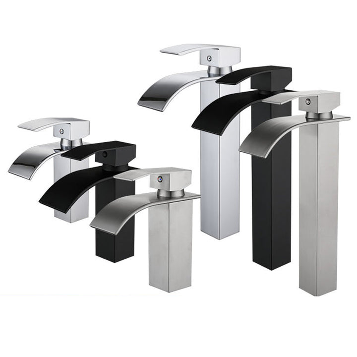 BowLift | Waterfall Basin Tap Bathroom Faucet Lightweight Luxury Basin Faucet
