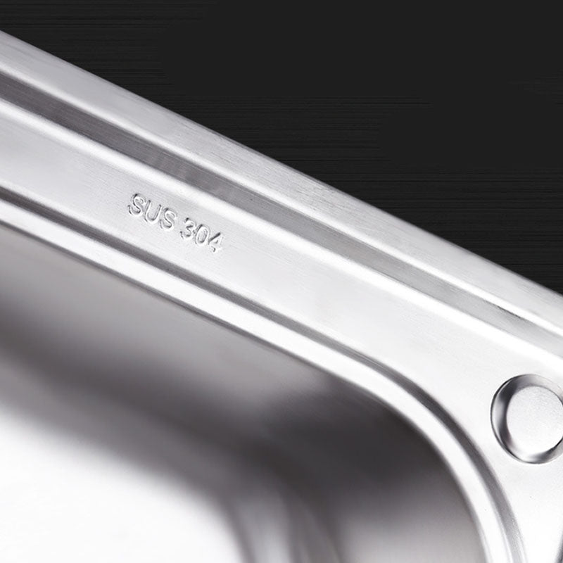 BowLift | Classic Style Kitchen Sink Stainless Steel Kitchen Sink with Drainage Hole Kit