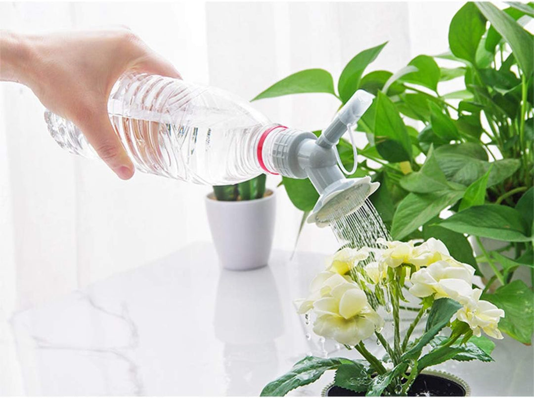 BowLift | 2-in-1 Double Cap Bottle Spray Nozzle – Mini Spray Head for Garden Irrigation