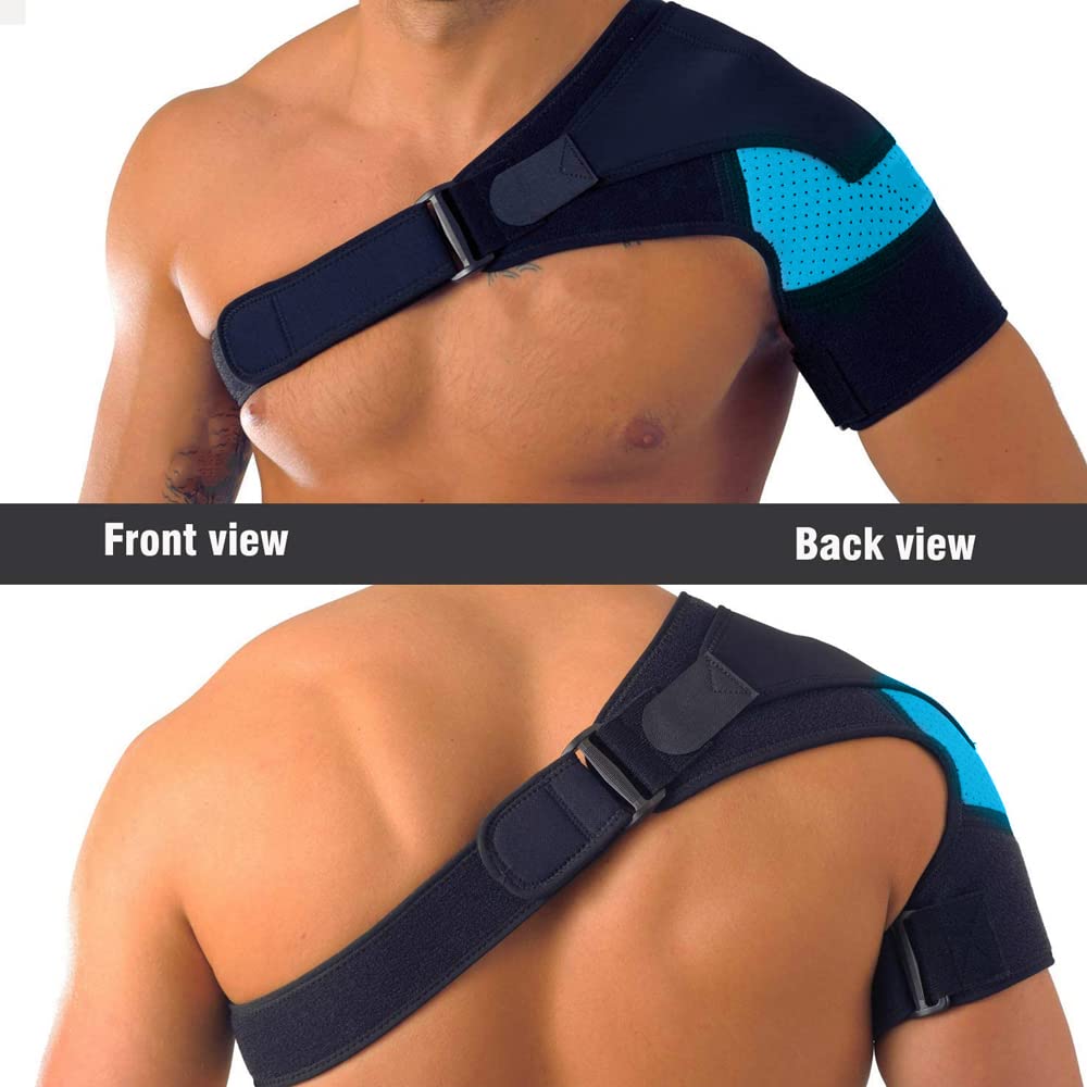Shoulder brace with compression padding Bowlift