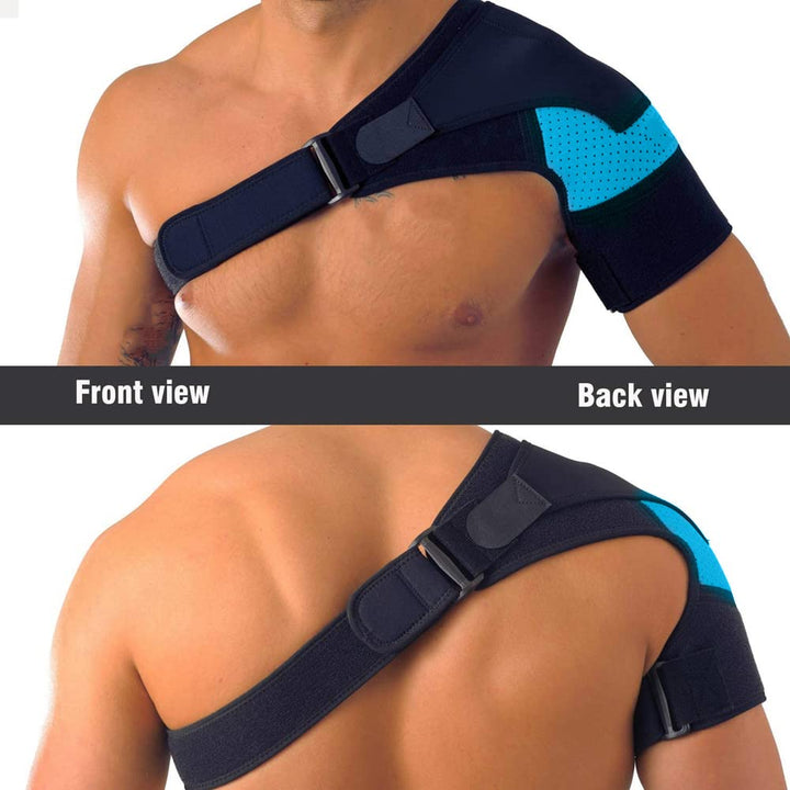Shoulder brace with compression padding Bowlift