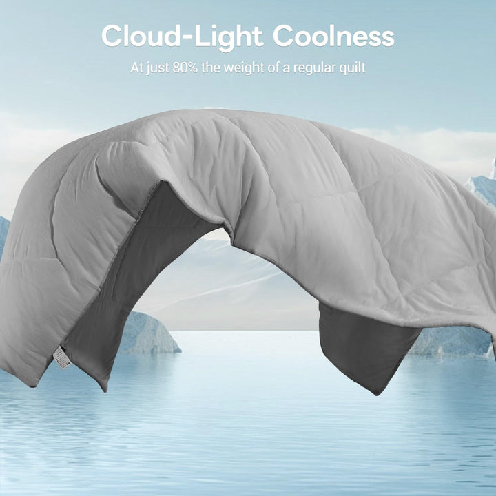 Cooling Duvet for Night Sweats –  Q-Max 0.5, Soft Double-Layer Summer Blanket | Bowlift