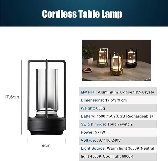 BowLift | Retro Metal Table Lamp