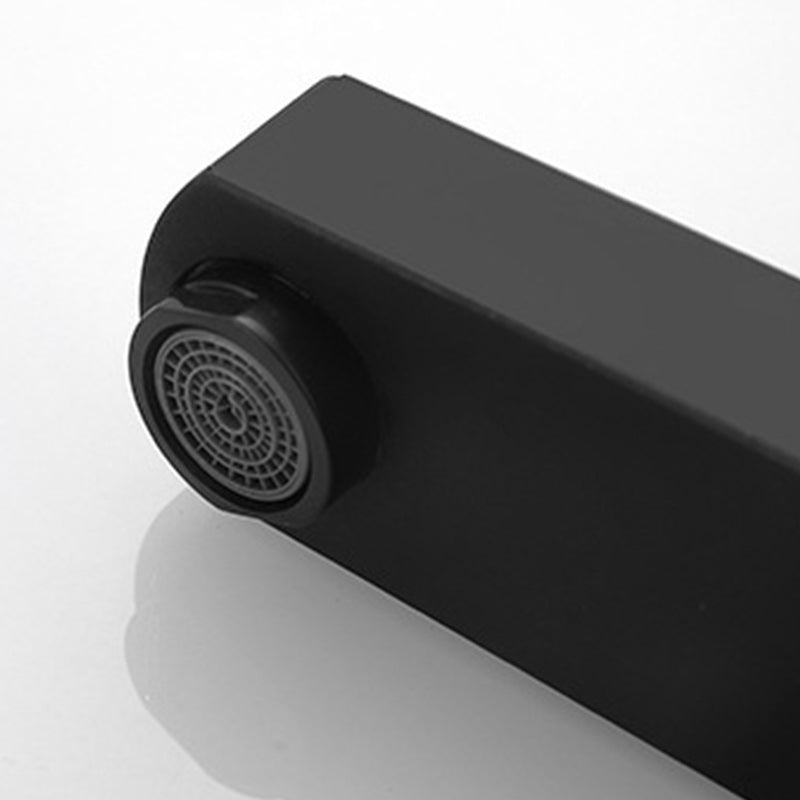 BowLift | Contemporary sink faucet Digital display Monochrome Low arch basin Bathroom sink