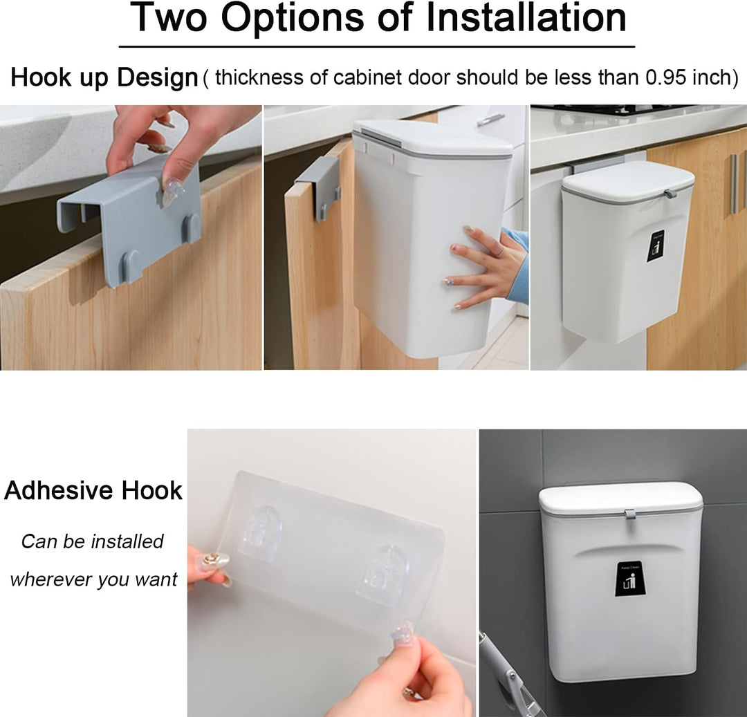 BowLift | 2.4 Gallon Kitchen Compost Bin For Counter Top Or Under Sink