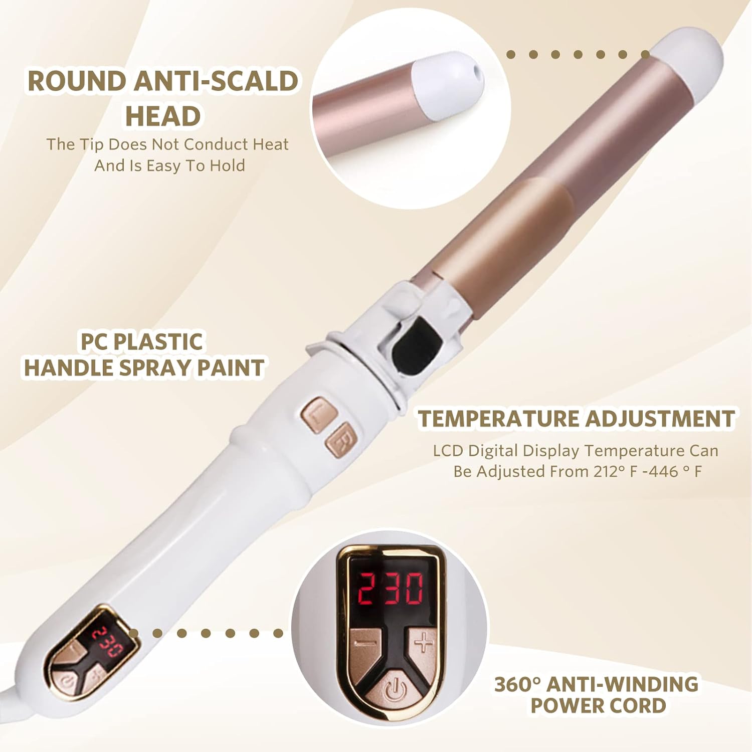 BowLift | Curling Iron | Dual Barrel Hair Styler for Home Use