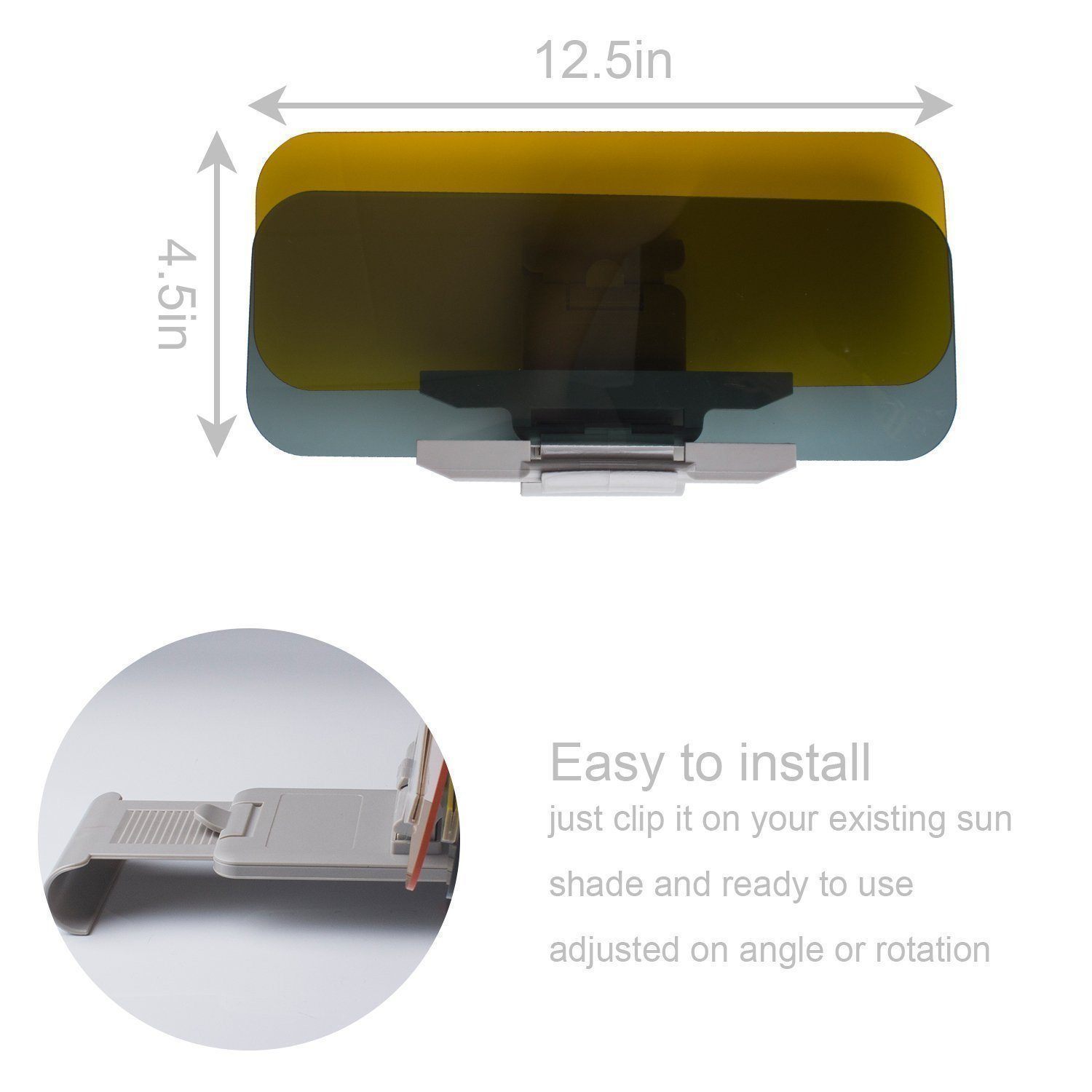 BowLift | Day and Night Anti-Glare Car Windshield Visor