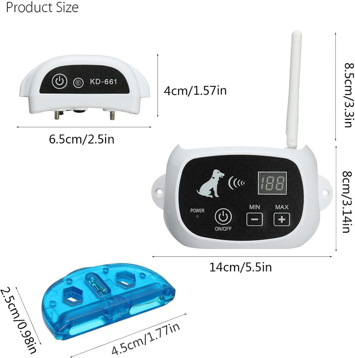 BowLift | Wireless Dog Fence Collar System | Waterproof, Rechargeable & Ideal for Home Training and Outdoor Adventures