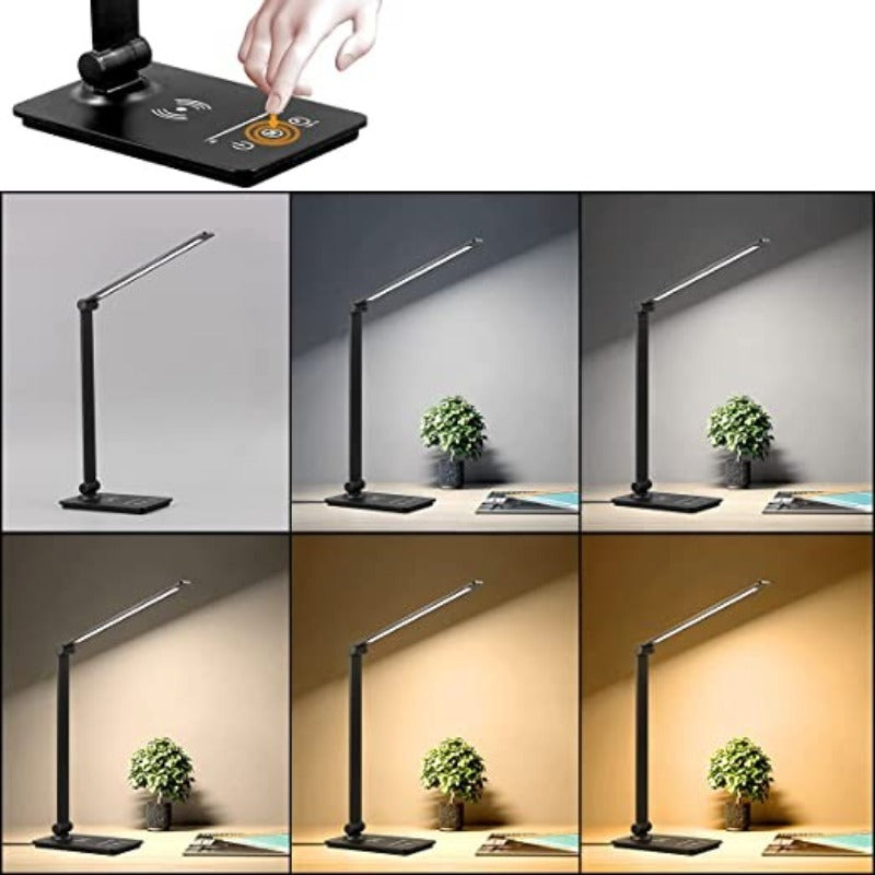 BowLift | ModernGlow - Wireless Charging LED Desk Lamp with Touch Control
