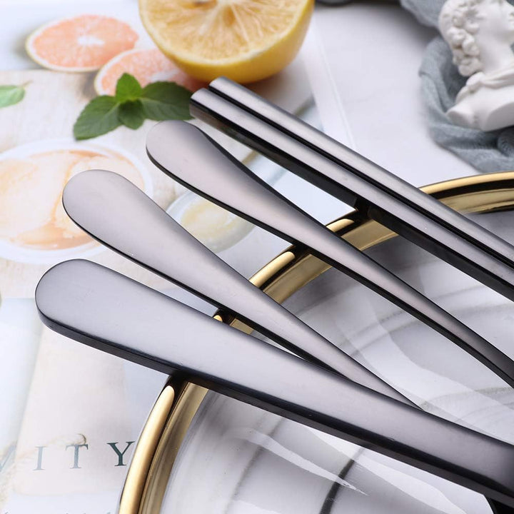 BowLift | Cutlery Set GoCutlery | 4-piece for on the go | Stainless Steel & BPA-free | With Transport Case