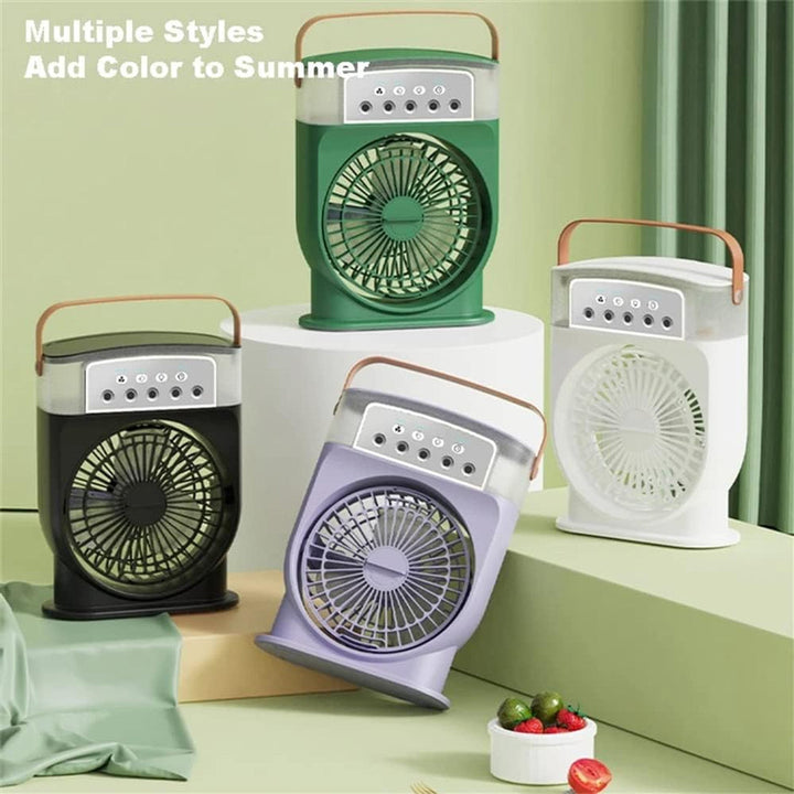 Portable Air Conditioner Fan, Mini Evaporative Air Cooler with 7 Colors LED | Bowlift