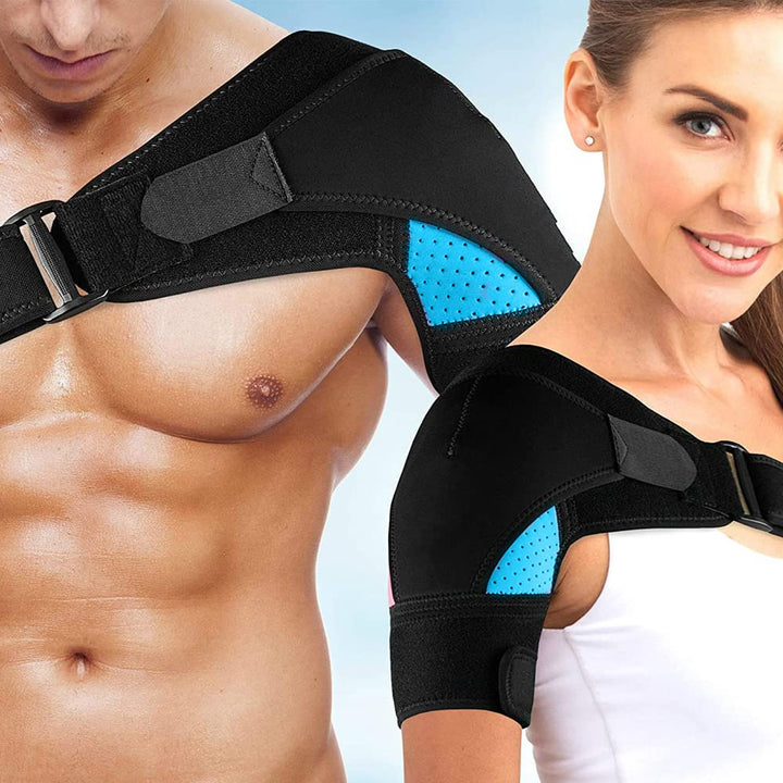 Shoulder brace with compression padding Bowlift
