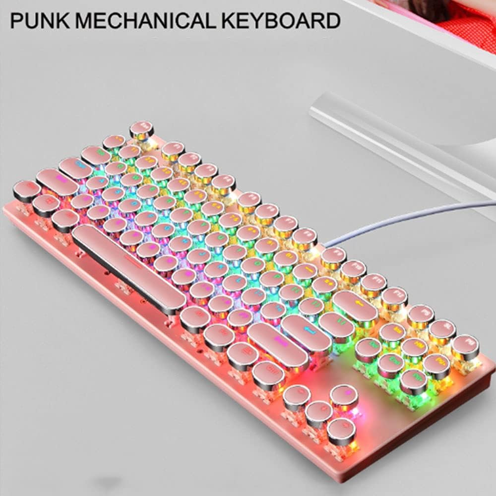 BowLift | 87-Key Mechanical Gaming Keyboard RGB Backlit Blue Switch