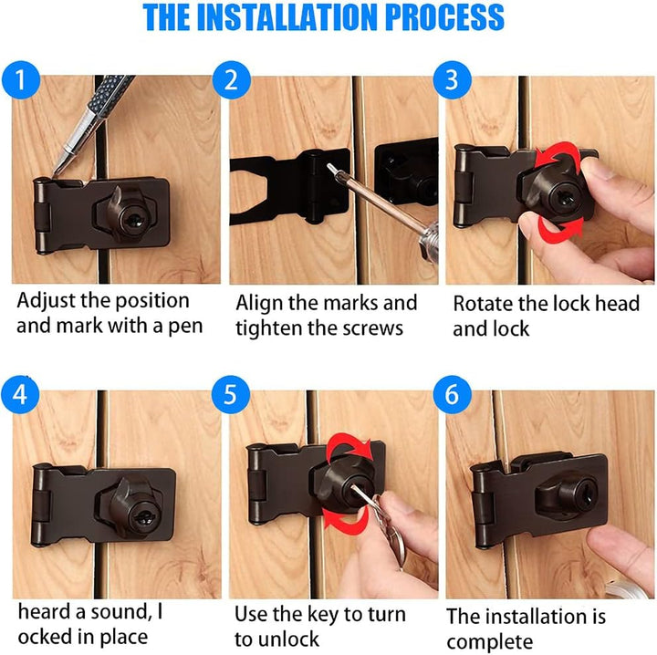 BowLift | Heavy Duty Keyed Hasp Lock