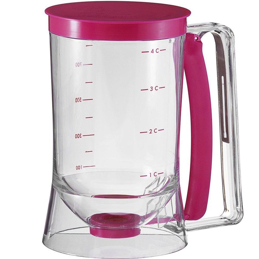 BowLift | Pancake Batter Dispenser | No-Drip Measuring Cup | BPA-Free Plastic | Quick & Easy Breakfast Maker