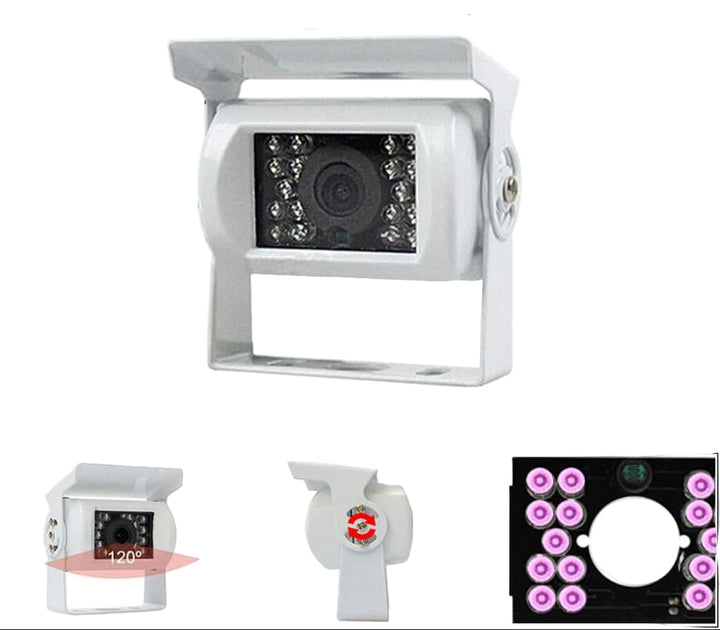 BowLift | Truck Backup Camera 12V/24V with 18 LED IR Night Vision IP68