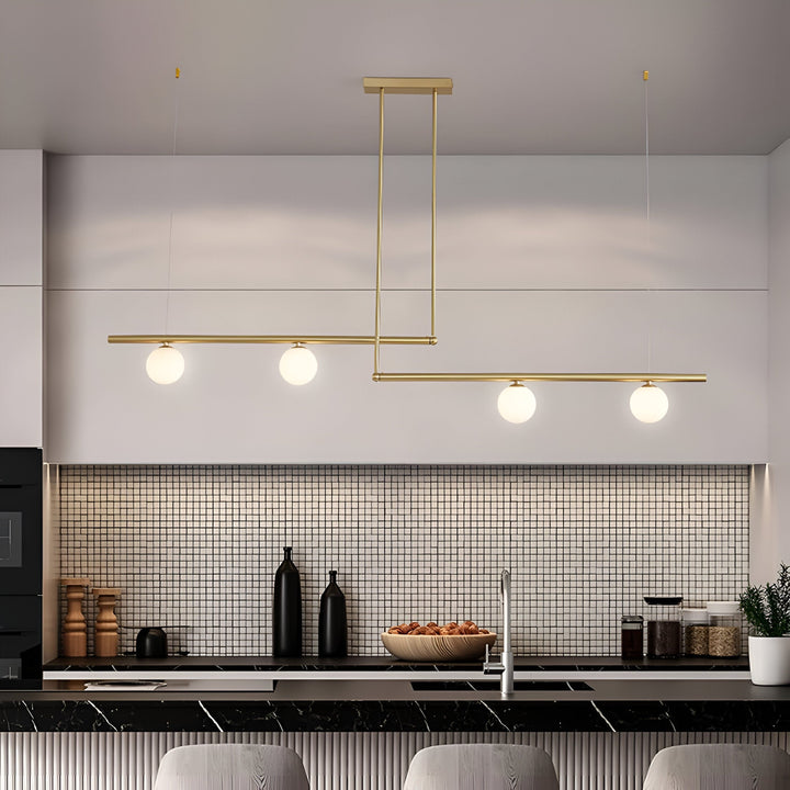 BowLift | Nordic Glass Linear Luxury Pendant Lamp