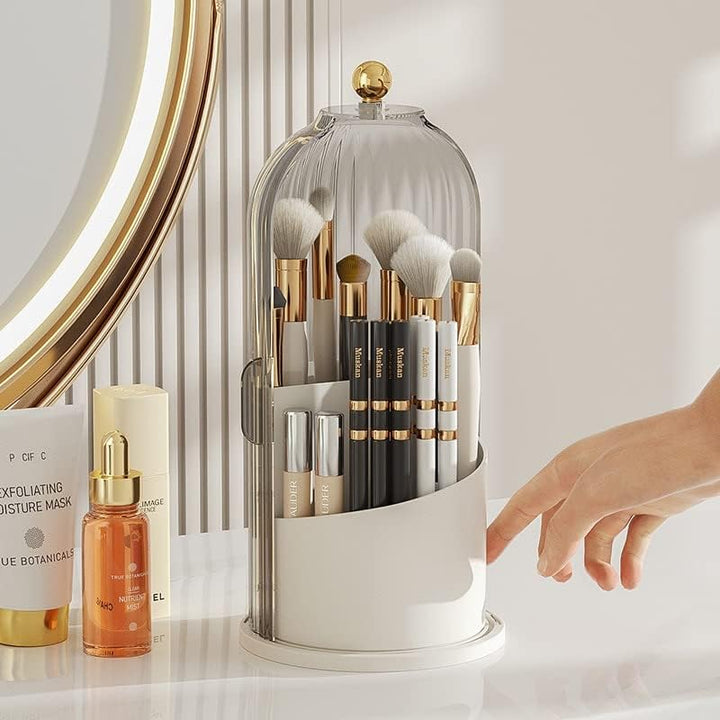 BowLift | SpinGlam - 360° Organizer - Rotating - Practical - Stylish - For your makeup brushes