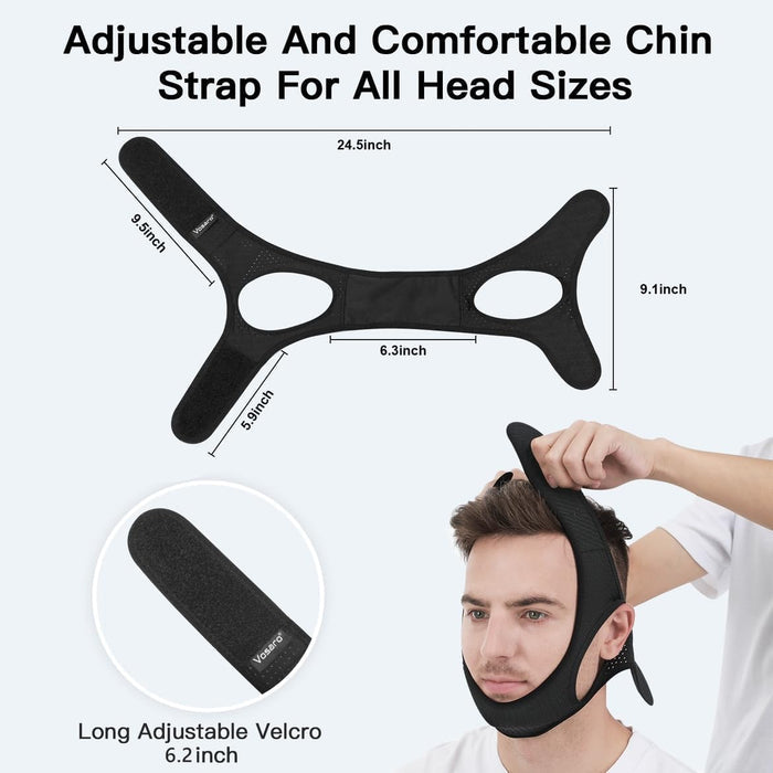 BowLift | SnoreGuard - Comfortable Chin Strap for a Silent and Peaceful Sleep