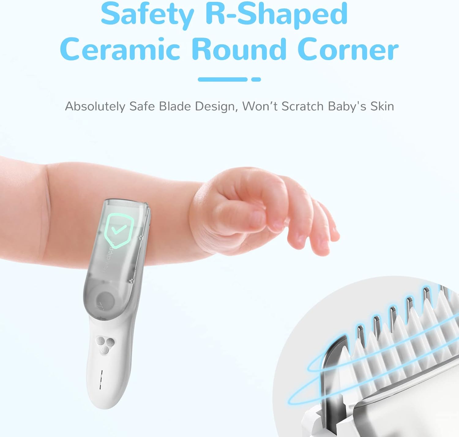 BowLift | Baby Hair Clipper with Vacuum System – Waterproof Rechargeable Clipper with Storage Box