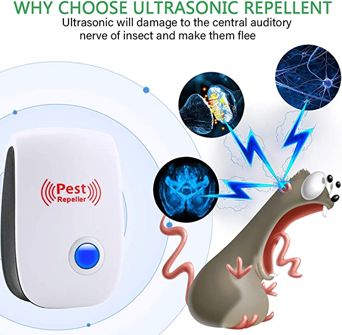 BowLift | Ultrasonic Rat Repeller Device - Effective Pest Control for Rodents in 48 Hours - Safe for Home & Garden Use