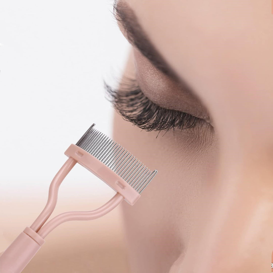 BowLift | BelleCurve Eyelash Comb & Mascara Brush | Perfect Definition | Clump-Free | With Protective Cap