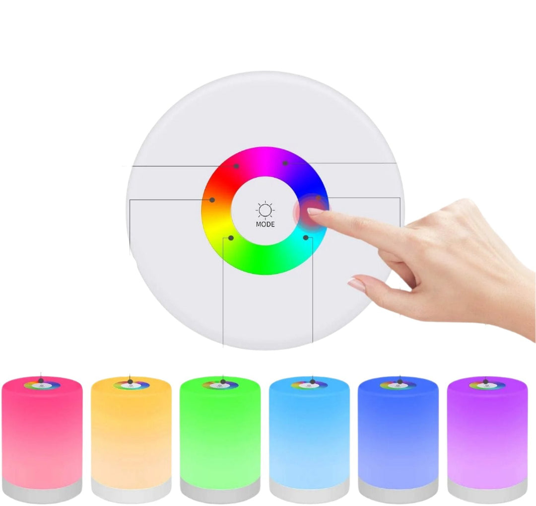 Dimmable Portable LED Lamp – Color Changing Table Lamp with Touch Control for Cozy Lighting | Bowlift