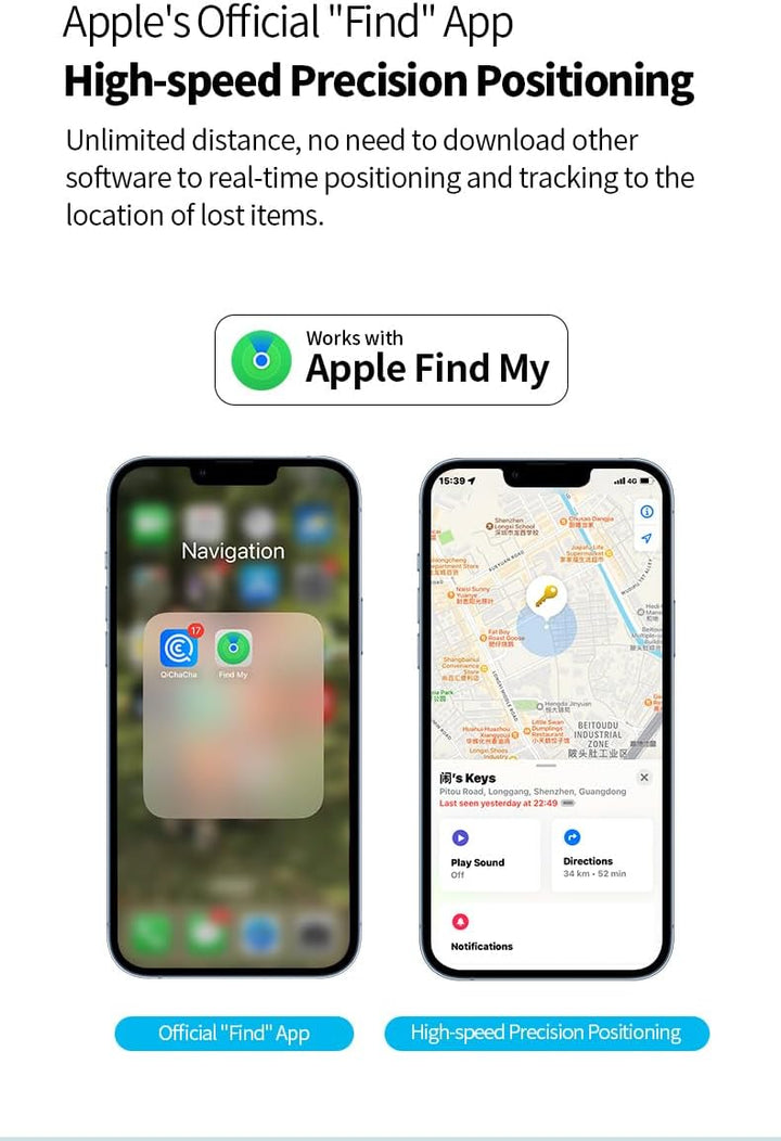 BowLift | Smart Anti-Lost Locator Keychain – Real-Time Tracking with Find My – Zeyora