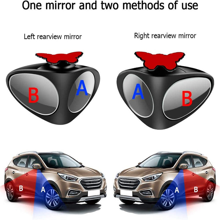BowLift | 360°Rotatable Car Blind Spot Mirrors