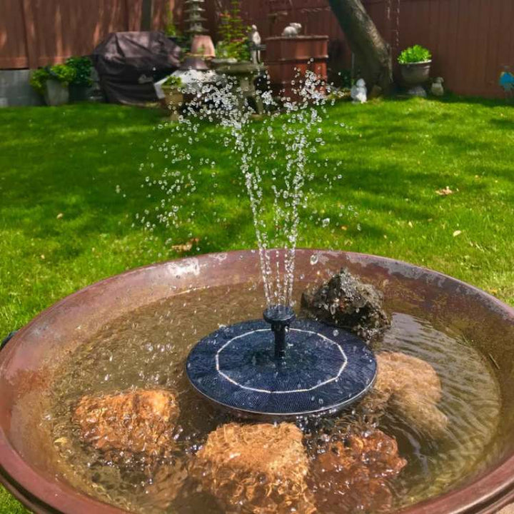 BowLift | Solar-Powered Dancing Water Fountain with LED Lights for Garden, Patio, and Outdoor Decor