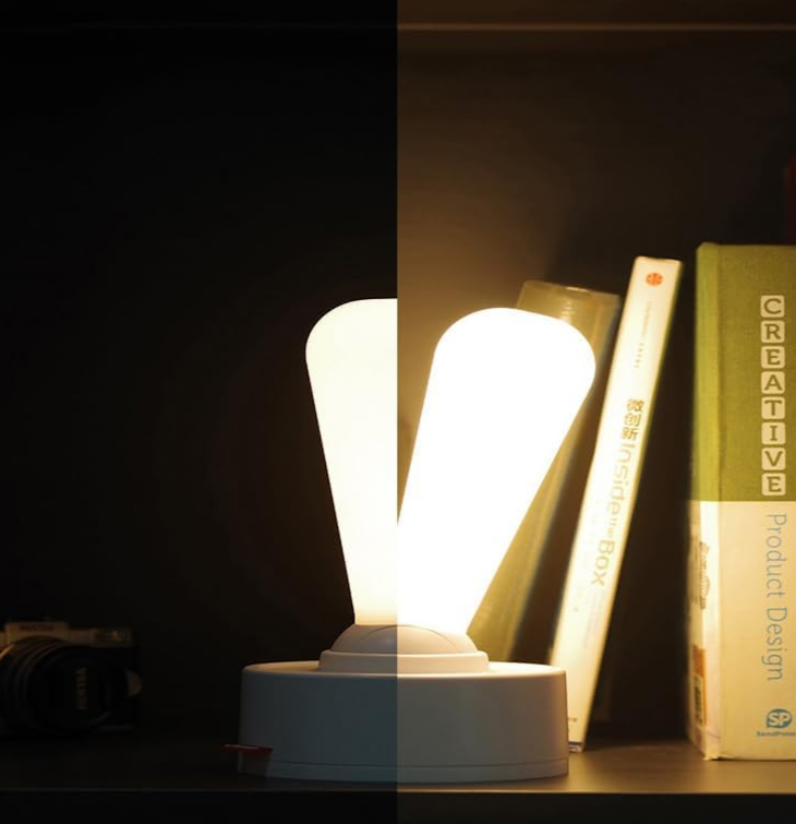 BowLift | Retro Lever Switch Table Lamp – Rechargeable LED Light