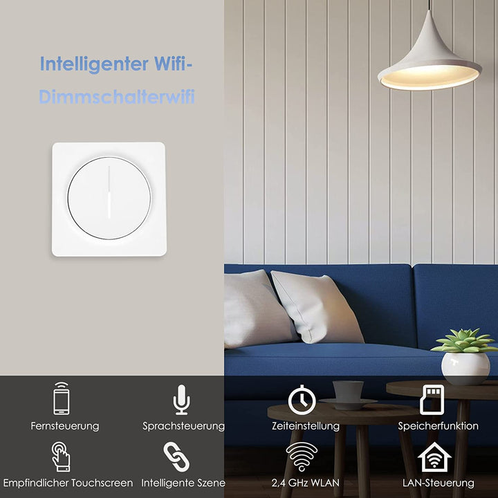 Smart Dimmer Dimmer Switch Touch with Remote Control | Bowlift
