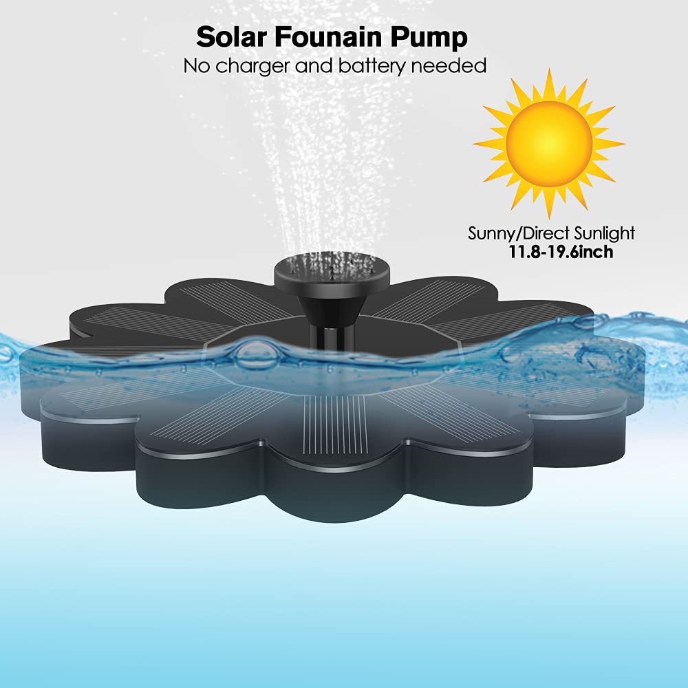 BowLift | Solar-powered fountain for the garden – Flower design water feature for ponds and pools