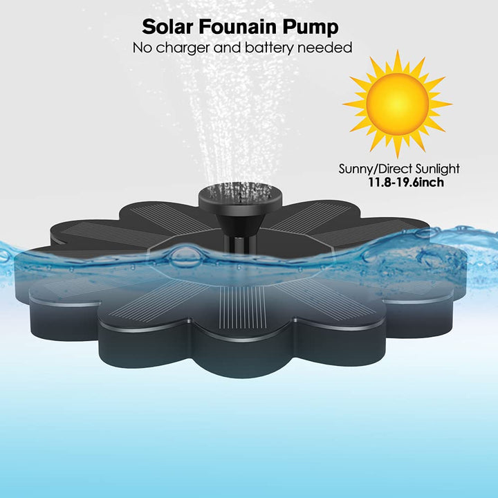 BowLift | Solar-powered fountain for the garden – Flower design water feature for ponds and pools