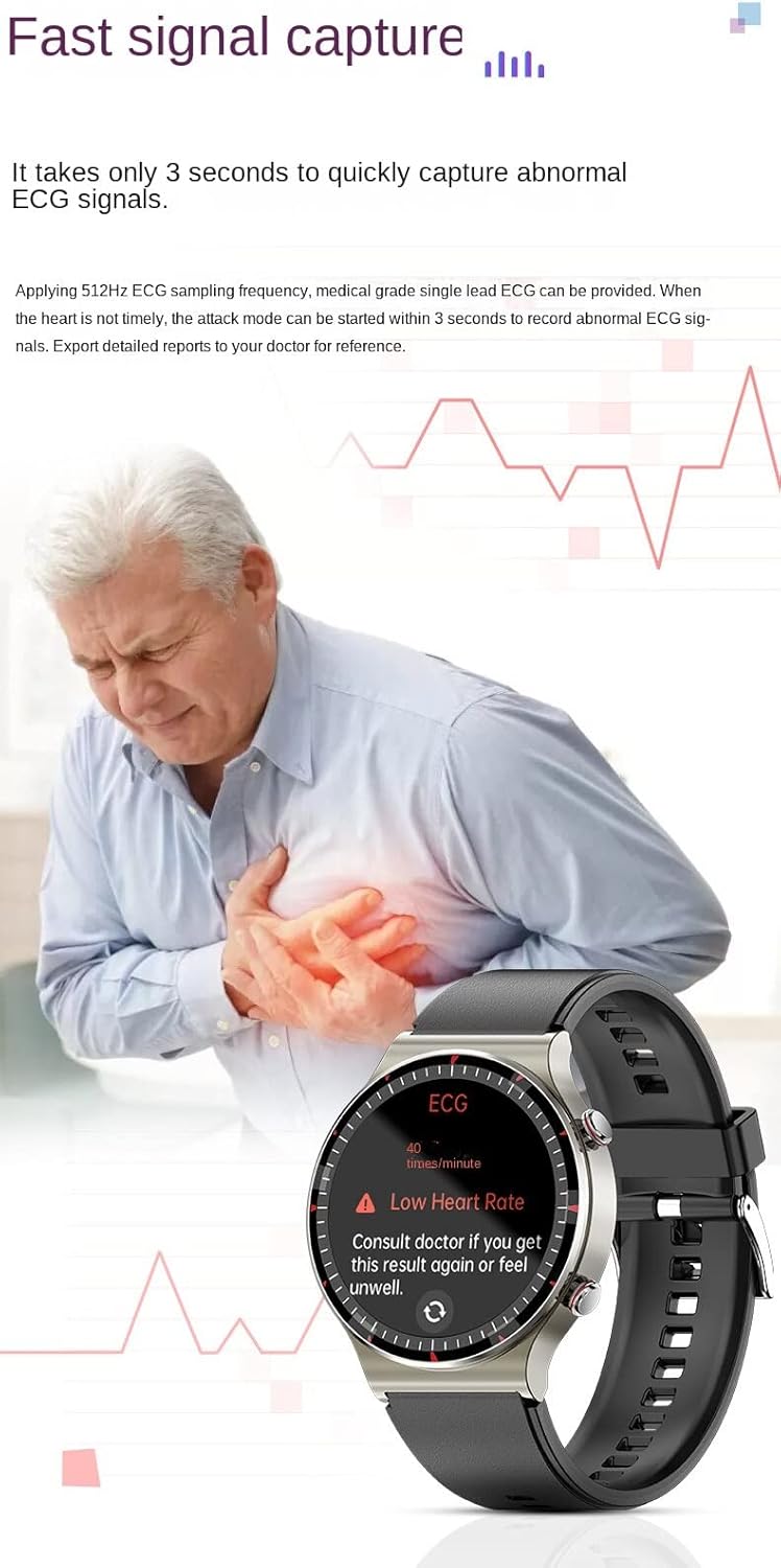 BowLift | CardioSense – Medical ECG Smartwatch with Osram Sensor & 24/7 Health Monitoring