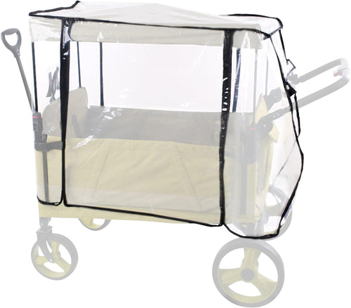 BowLift | Stroller Rain Cover – Windproof Protective Canopy for 2-Seat & 4-Seat Carts – Venaro