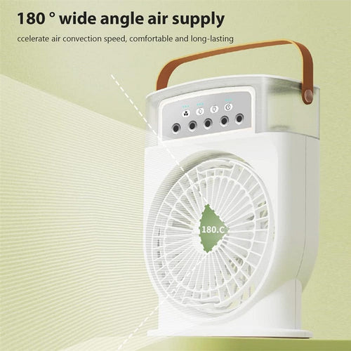 Portable Air Conditioner Fan, Mini Evaporative Air Cooler with 7 Colors LED | Bowlift