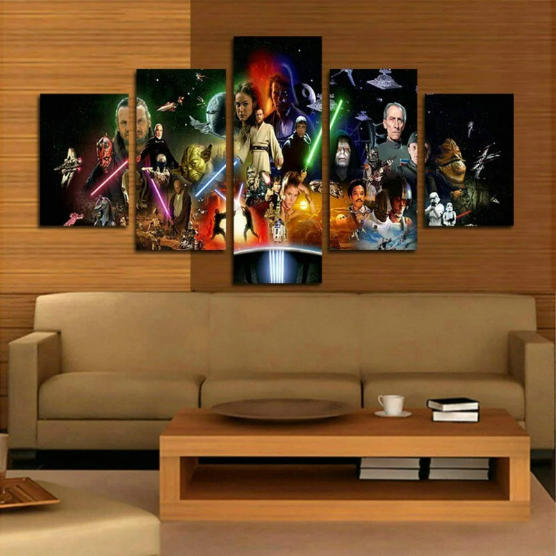 Set of 5 Stormtrooper Wall Canvas | Bowlift