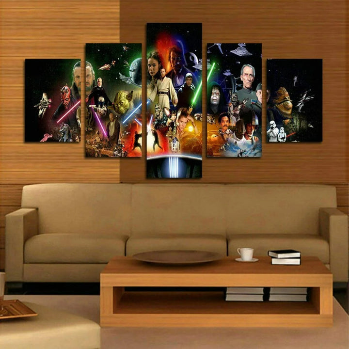 Set of 5 Stormtrooper Wall Canvas | Bowlift