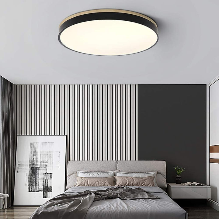 BowLift | Ceiling Light Modern Wood LED Flush Fitting