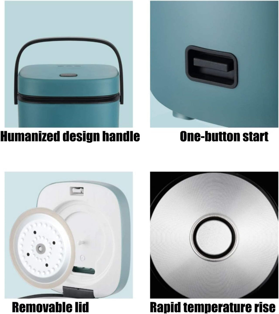 MiniChef 1.2L Rice Cooker – Compact Multicooker with Steaming Function and One-Button Control | Bowlift