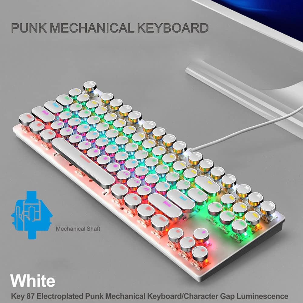 BowLift | 87-Key Mechanical Gaming Keyboard RGB Backlit Blue Switch