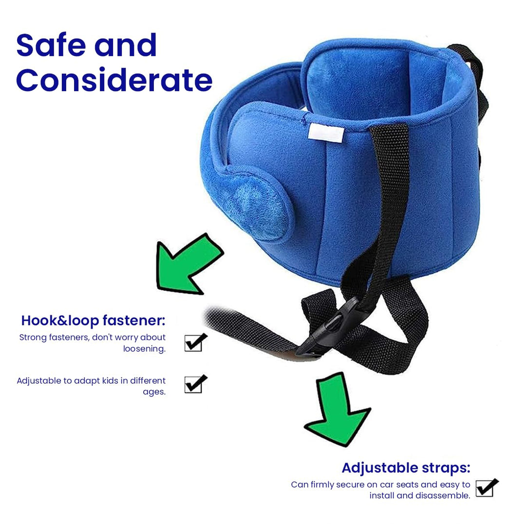 BowLift | Comfortable Children's Headrest for Car – Soft and Adjustable Travel Pillow