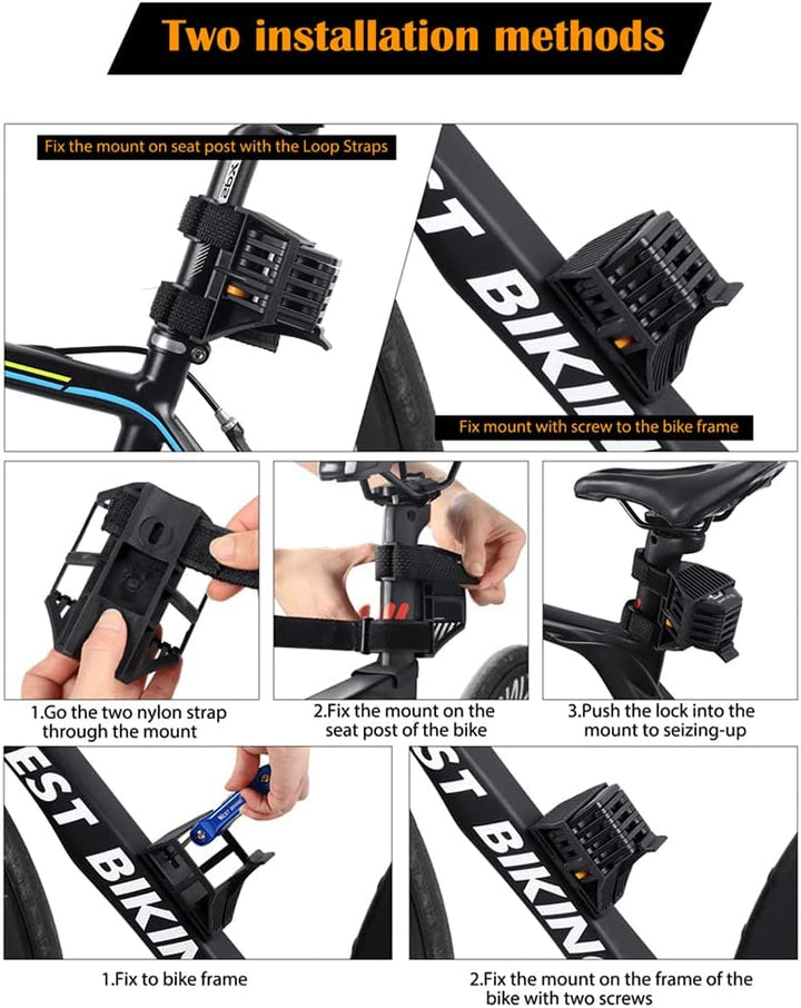 BowLift | SafeRide Foldable Heavy-Duty Anti-Theft Bike Lock – Ultra Strong Security Chain