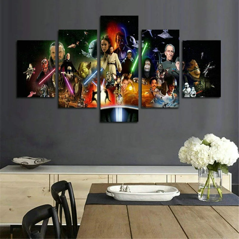 Set of 5 Stormtrooper Wall Canvas | Bowlift