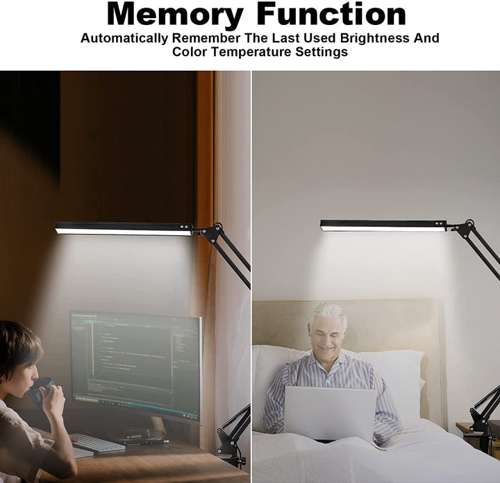 LED Desk Lamp Clamp Light Dimmable 10W | Bowlift